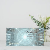 Weihnachtskathedralfenster Dankeskarte (Stehend Vorderseite)