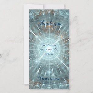 Weihnachtskathedralfenster Dankeskarte