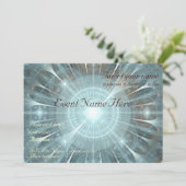 Weihnachtskathedralfenster Einladung (Stehend Vorderseite)