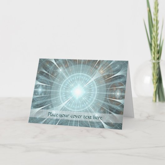 Weihnachtskathedralfenster Feiertagskarte (Vorderseite)