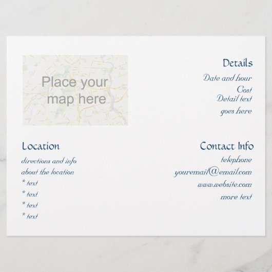 Weihnachtskathedralfenster Flyer (Hinten)