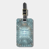 Weihnachtskathedralfenster Gepäckanhänger (Vorderseite vertikal)