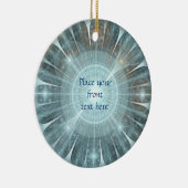 Weihnachtskathedralfenster Keramik Ornament (Rechts)