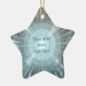 Weihnachtskathedralfenster Keramikornament (Links)