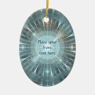 Weihnachtskathedralfenster Keramikornament