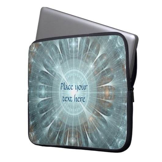 Weihnachtskathedralfenster Laptopschutzhülle (Vorderseite Links)