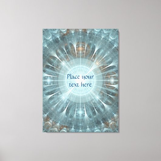 Weihnachtskathedralfenster Leinwanddruck (Vorderseite)