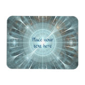 Weihnachtskathedralfenster Magnet (Horizontal)