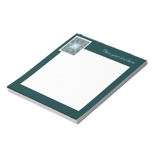 Weihnachtskathedralfenster Notizblock (Rotiert)