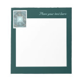 Weihnachtskathedralfenster Notizblock (Vorderseite)