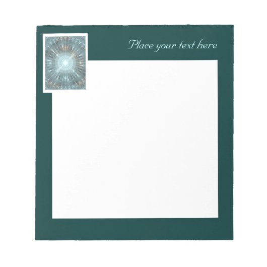 Weihnachtskathedralfenster Notizblock (Vorderseite)