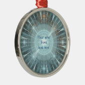 Weihnachtskathedralfenster Ornament Aus Metall (Rechts)