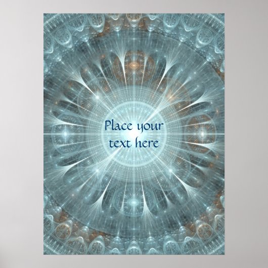 Weihnachtskathedralfenster Poster (Vorne)