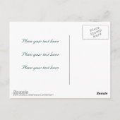 Weihnachtskathedralfenster Postkarte (Rückseite)