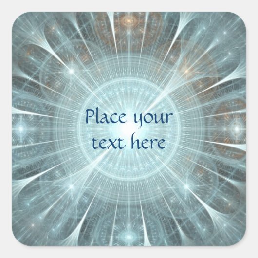 Weihnachtskathedralfenster Quadratischer Aufkleber (Vorderseite)