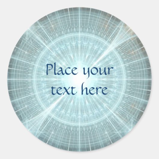 Weihnachtskathedralfenster Runder Aufkleber (Vorderseite)