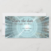 Weihnachtskathedralfenster Save The Date (Vorderseite)