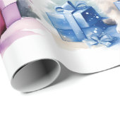 Weihnachtskätzchen Geschenkpapier (Rolleneckpunkt)