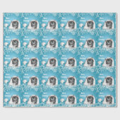 Weihnachtskätzchen Geschenkpapier (Flach)