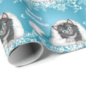 Weihnachtskätzchen Geschenkpapier (Rolleneckpunkt)