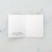 Weihnachtskätzchen Inspiration Note Card Feiertagskarte (Innenseite)