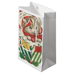 Weihnachtskätzchen Kleine Geschenktüte