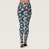 Weihnachtskätzchen Leggings (Rückseite)