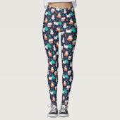 Weihnachtskätzchen Leggings (Vorderseite)