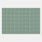 Weihnachtskätzchen mit Geschenkbogen Geschenkpapier Set (Vorderseite 2)