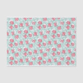 Weihnachtskätzchen mit Peppermint Candy Baubles Seidenpapier (Vorderseite)