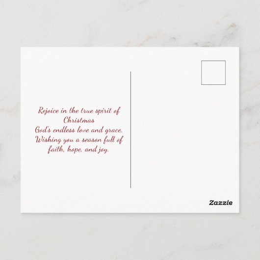 Weihnachtskatzchen Pet Lover Postkarte (Rückseite)