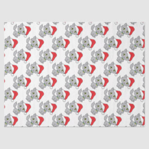 Weihnachtskätzchen Seidenpapier