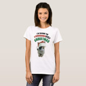 Weihnachtskätzchen T - Shirt (Vorne ganz)
