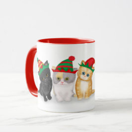 Weihnachtskätzchen Tasse
