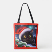 Weihnachtskatze 1 tasche (Rückseite)