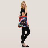 Weihnachtskatze 1 tasche (Am Model)