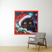 Weihnachtskatze 1 wandteppich (Beispiel)