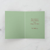 Weihnachtskatze 2024 feiertagskarte (Innenseite)