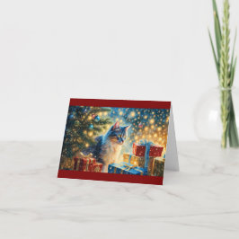 Weihnachtskatze 2024 Karte