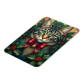 Weihnachtskatze 2024 magnet (Linke Seite)