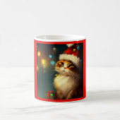 Weihnachtskatze 3 kaffeetasse (Mittel)