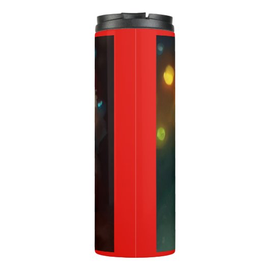 Weihnachtskatze 3 thermosbecher (Rückseite)