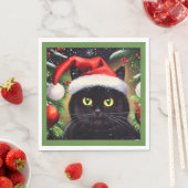 Weihnachtskatze 6 serviette (Beispiel)