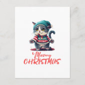 Weihnachtskatze Begleitkarte (Rückseite)