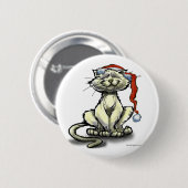 Weihnachtskatze Button (Vorne & Hinten)