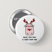 Weihnachtskatze Button (Vorne & Hinten)