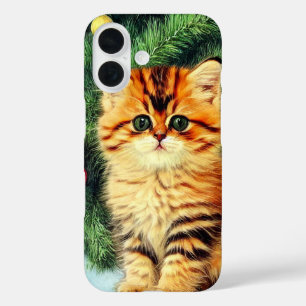 Weihnachtskatze iPhone 16 Hülle