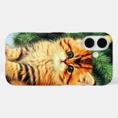 Weihnachtskatze Case-Mate iPhone Hülle (Rückseite (Horizontal))