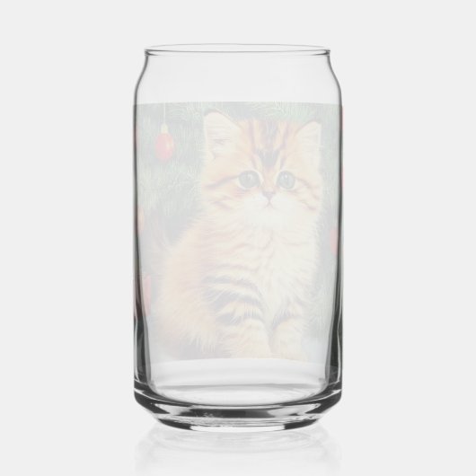 Weihnachtskatze Dosenglas (Rückseite)