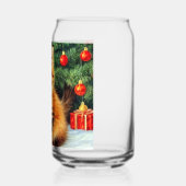 Weihnachtskatze Dosenglas (Links)